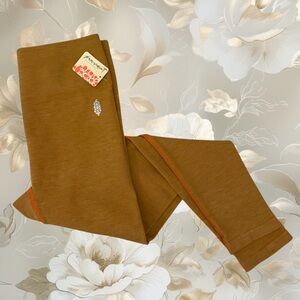 NWT 🔥 Free People Movement Base Layer Leggings Cool Down Wool Blend M/L Camel